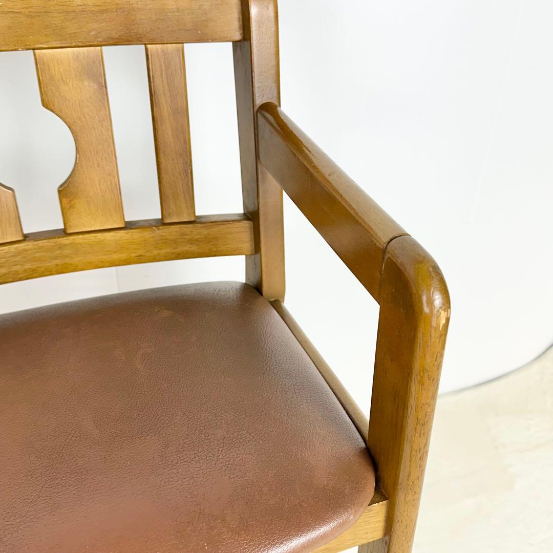 karimoku ダイニングチェア ブラウン　子供用チェア