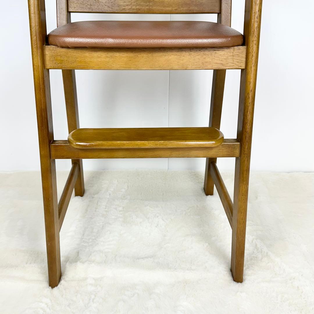 karimoku ダイニングチェア ブラウン　子供用チェア