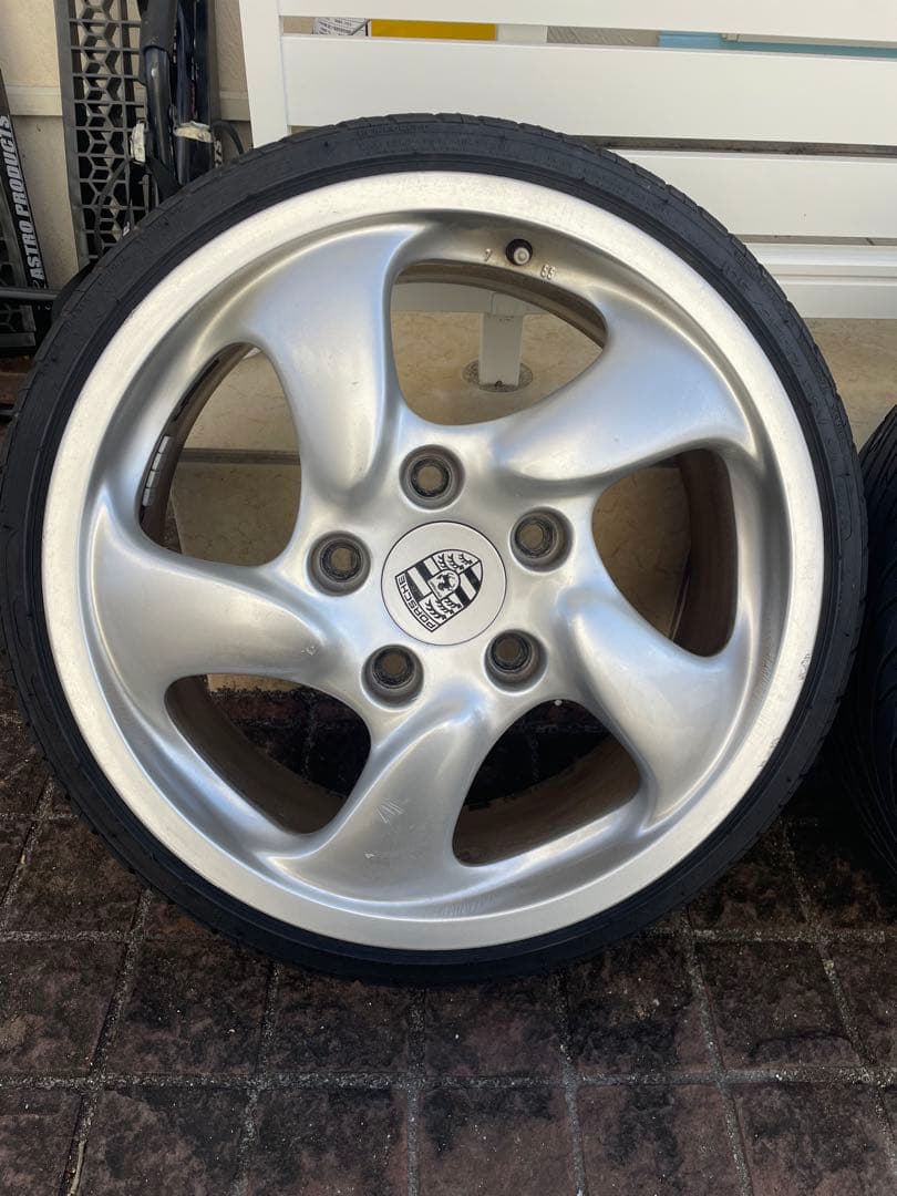 ポルシェ　ボクスター986純正17インチ7j タイヤホイール4本セット