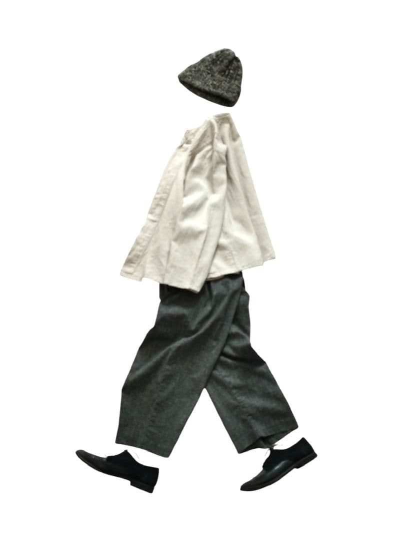 Plantation✨️コットンリネン ワイドシャツ 製品洗い