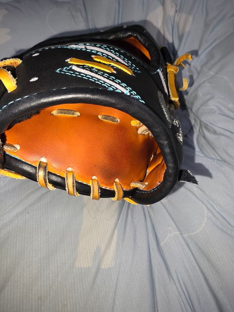 レア限定品　 ジームス 軟式グローブ 三方親シリーズ 湯もみ加工済み 外野用