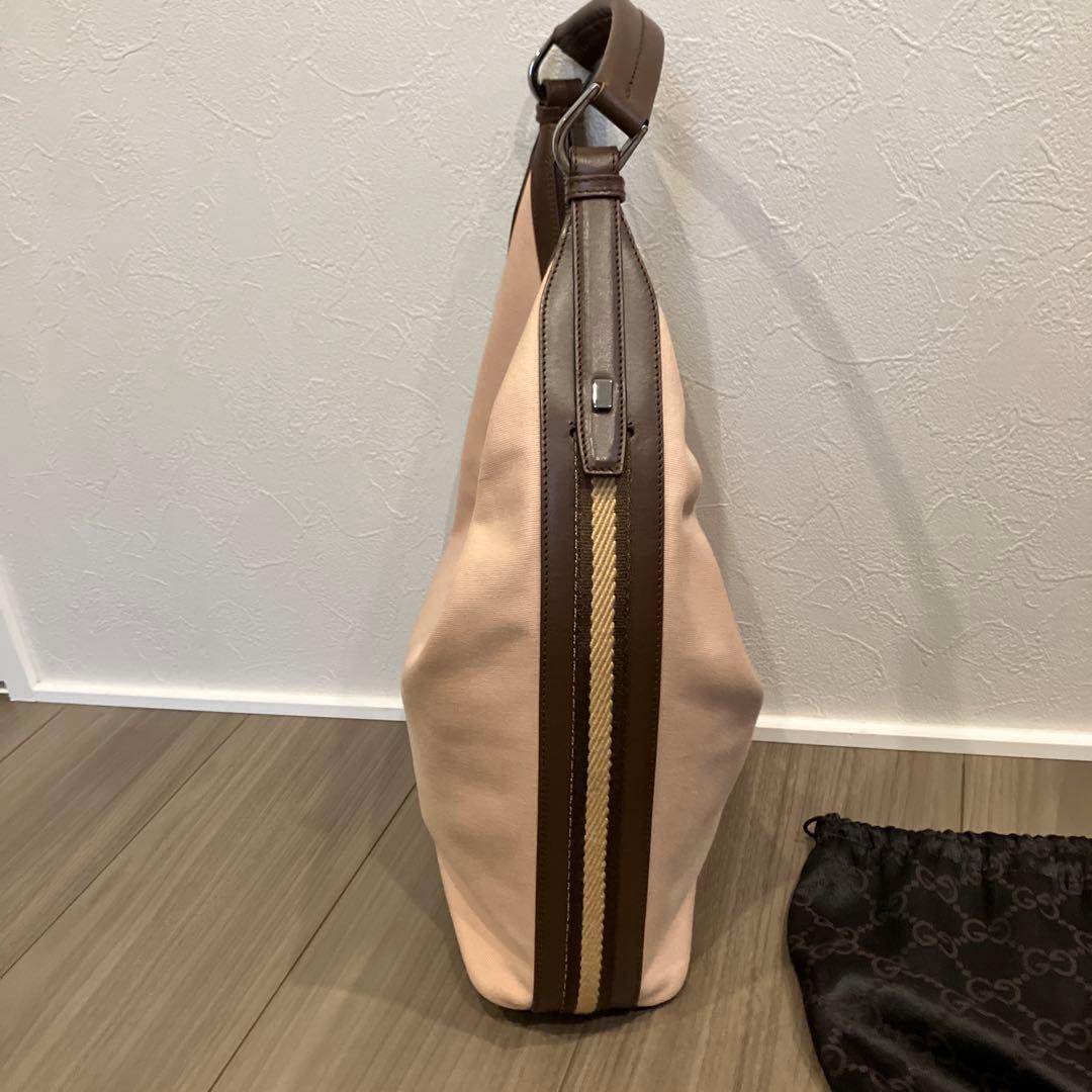 【美品】GUCCI グッチ シェリーライン ワンショルダー ハンドバッグ