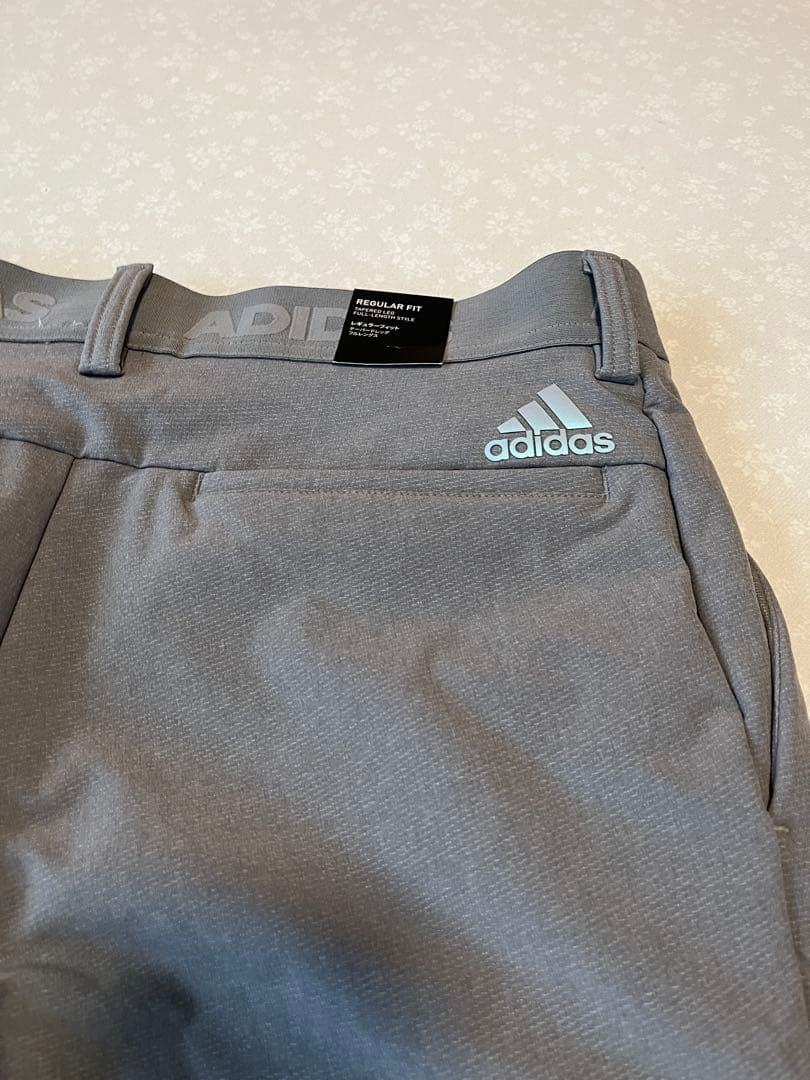 adidas メンズ ゴルフパンツ グレー Ｌ