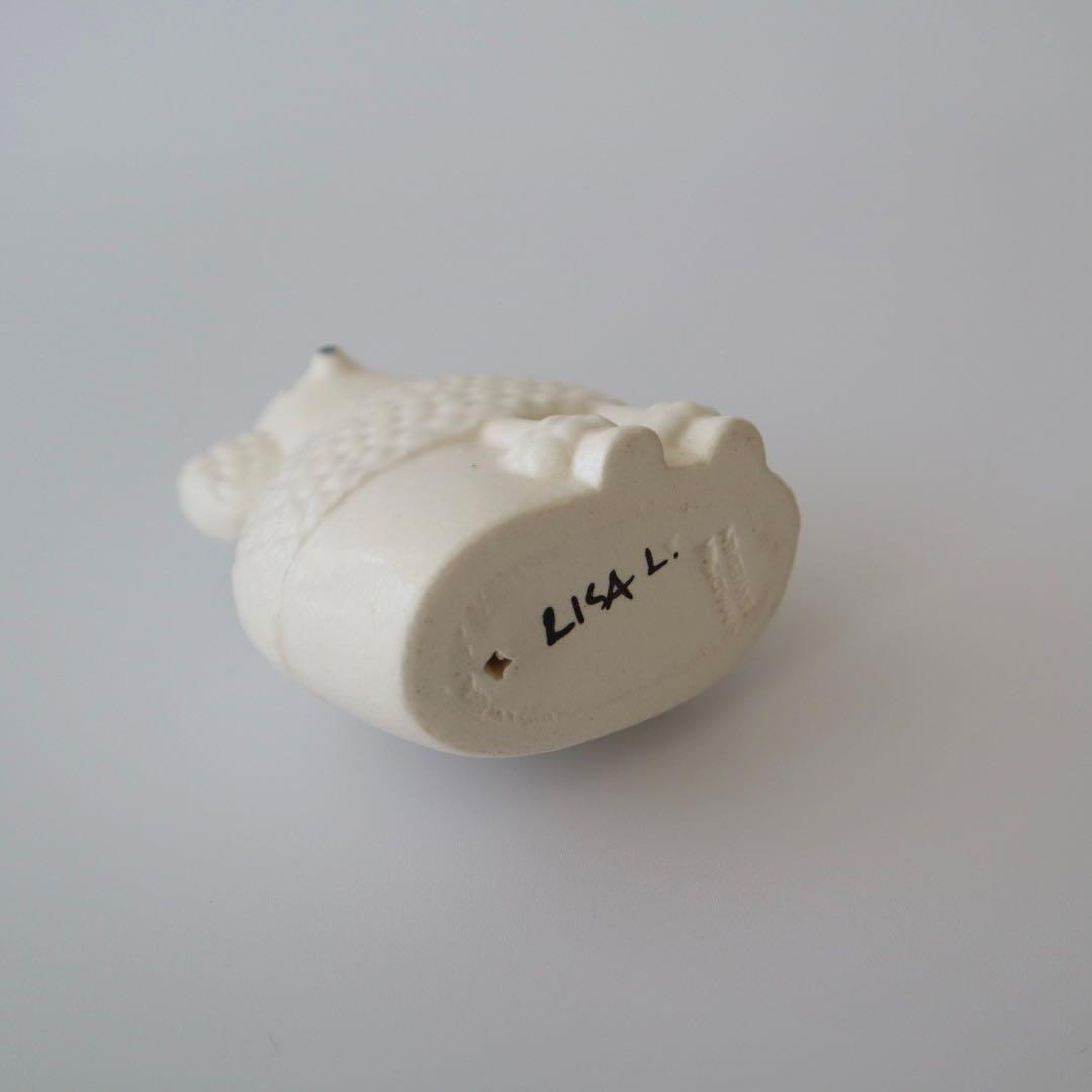 リサラーソン　プードル　グレー・ホワイト2点セット