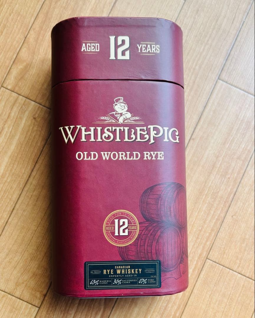 【おふく様用】WHISTLEPIG OLD WORLD RYE 12年、15年