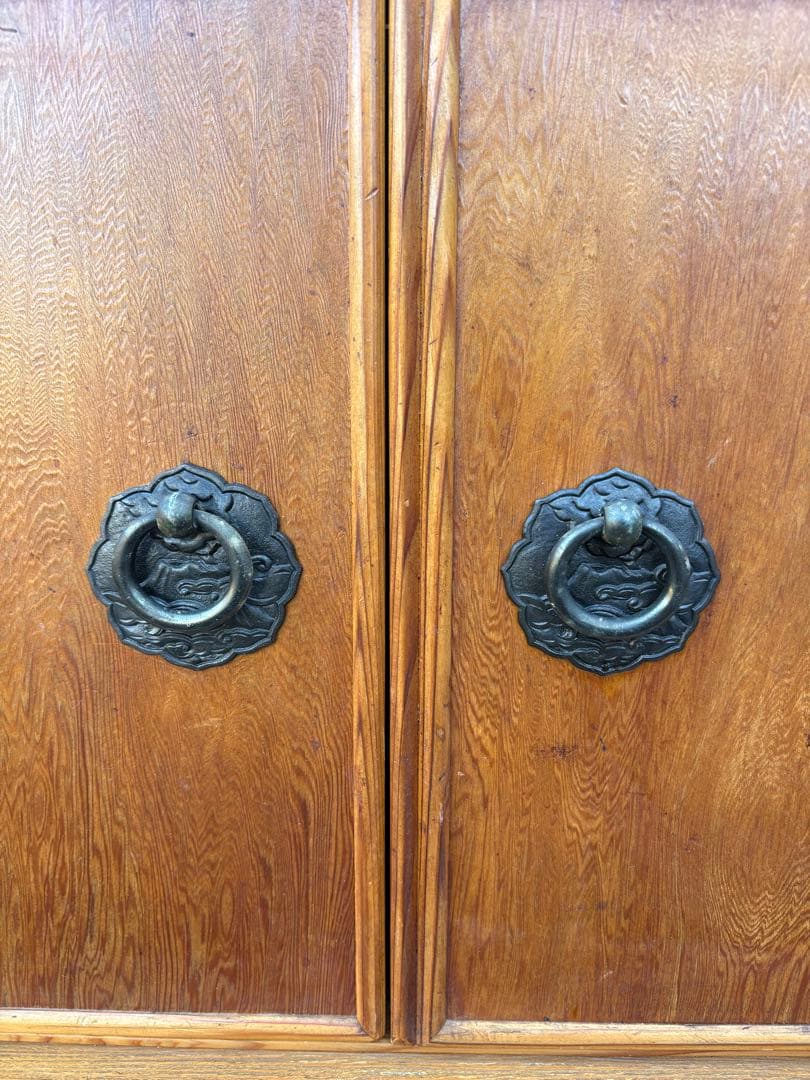 世界遺産鹿児島県産 屋久杉 茶棚 飾り棚 茶箪笥 和家具 伝統 値下げ