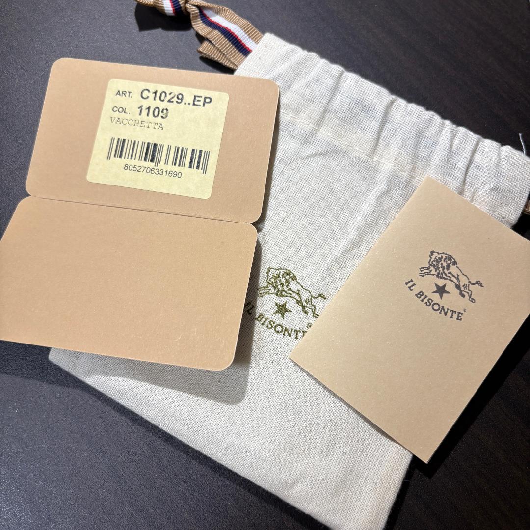 【新品未使用】イルビゾンテ 名刺入れ カードケース ラベンダー パープル