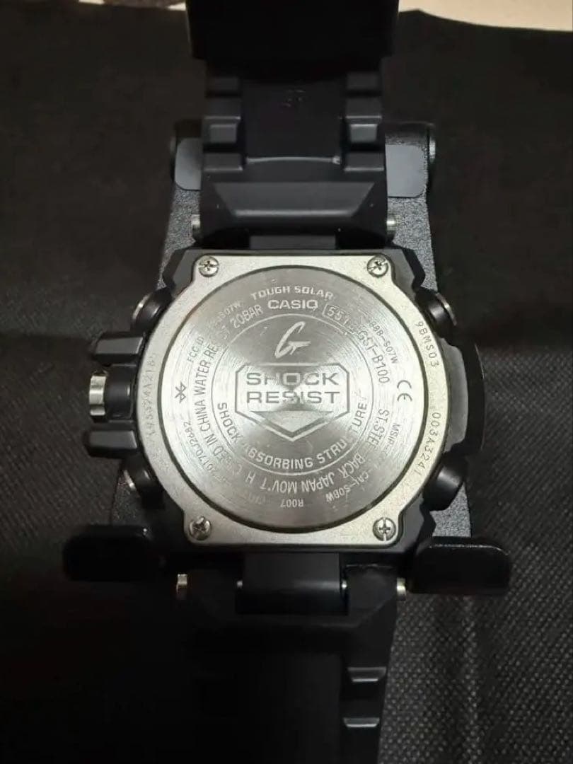 G-SHOCK ソーラー腕時計 ブラック/オレンジ