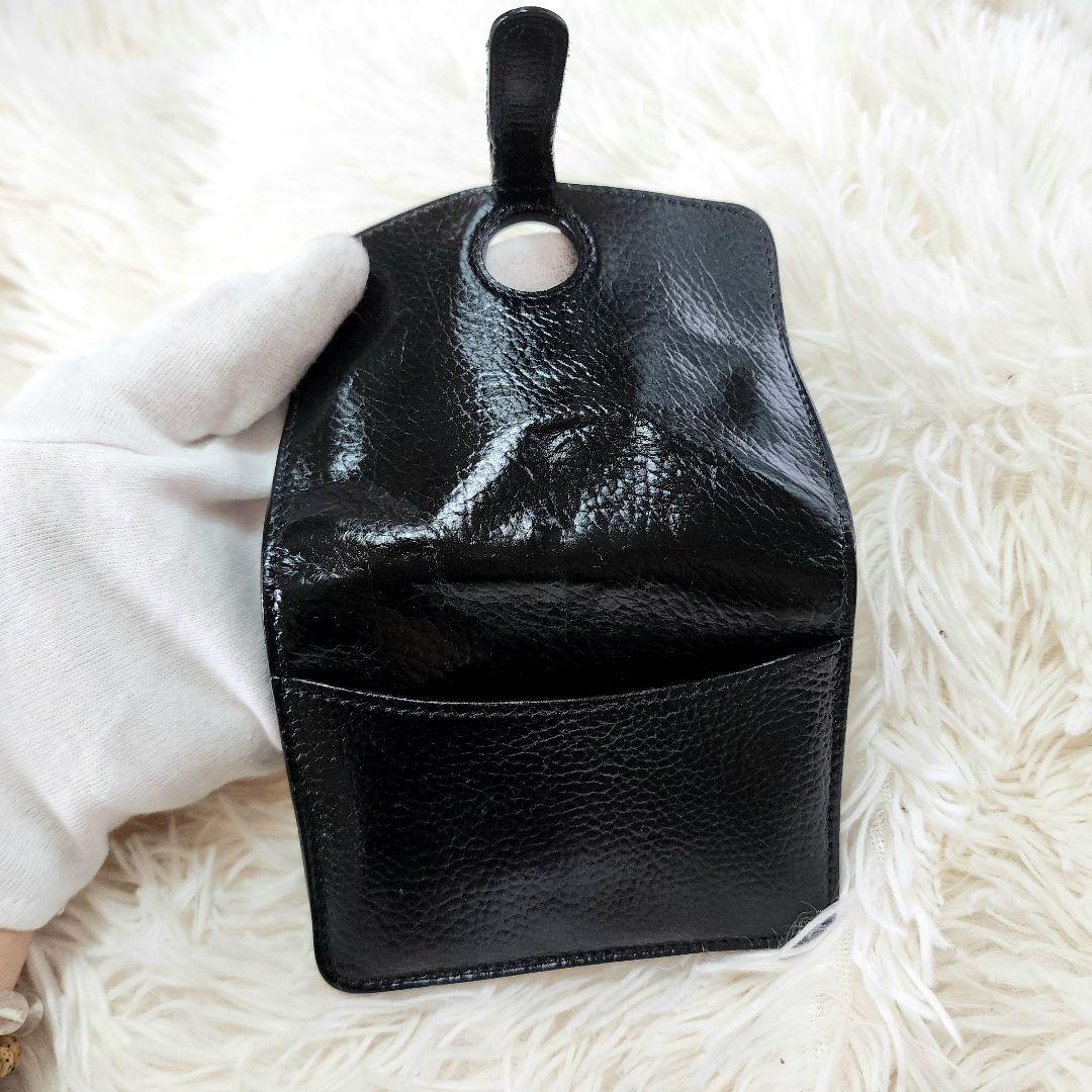 エルメス　HERMES ドゴン　カードケース　名刺入れ　財布　小銭入れ　ブラック