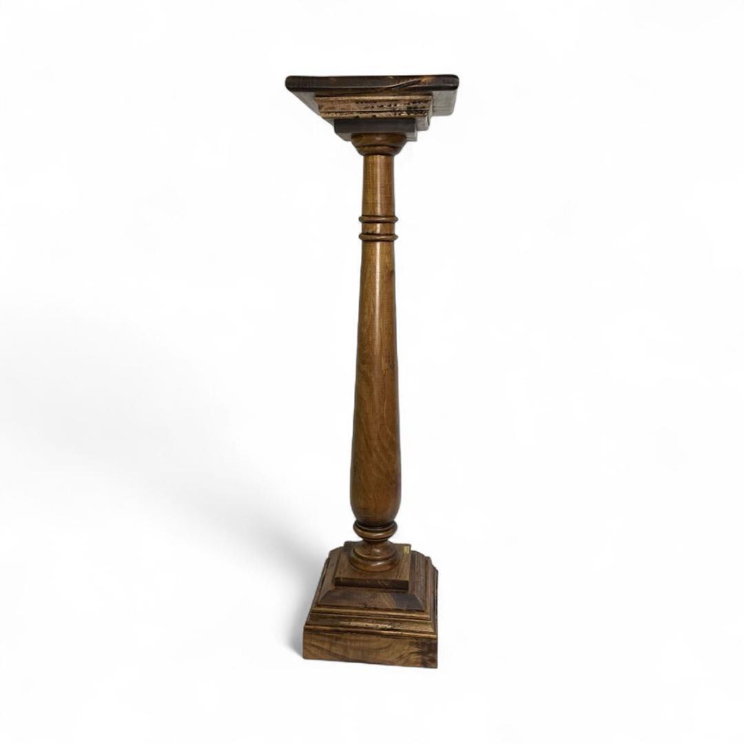 イタリア家具　アンティーク　木製　フラワースタンド　花台　飾り棚　テーブル　机