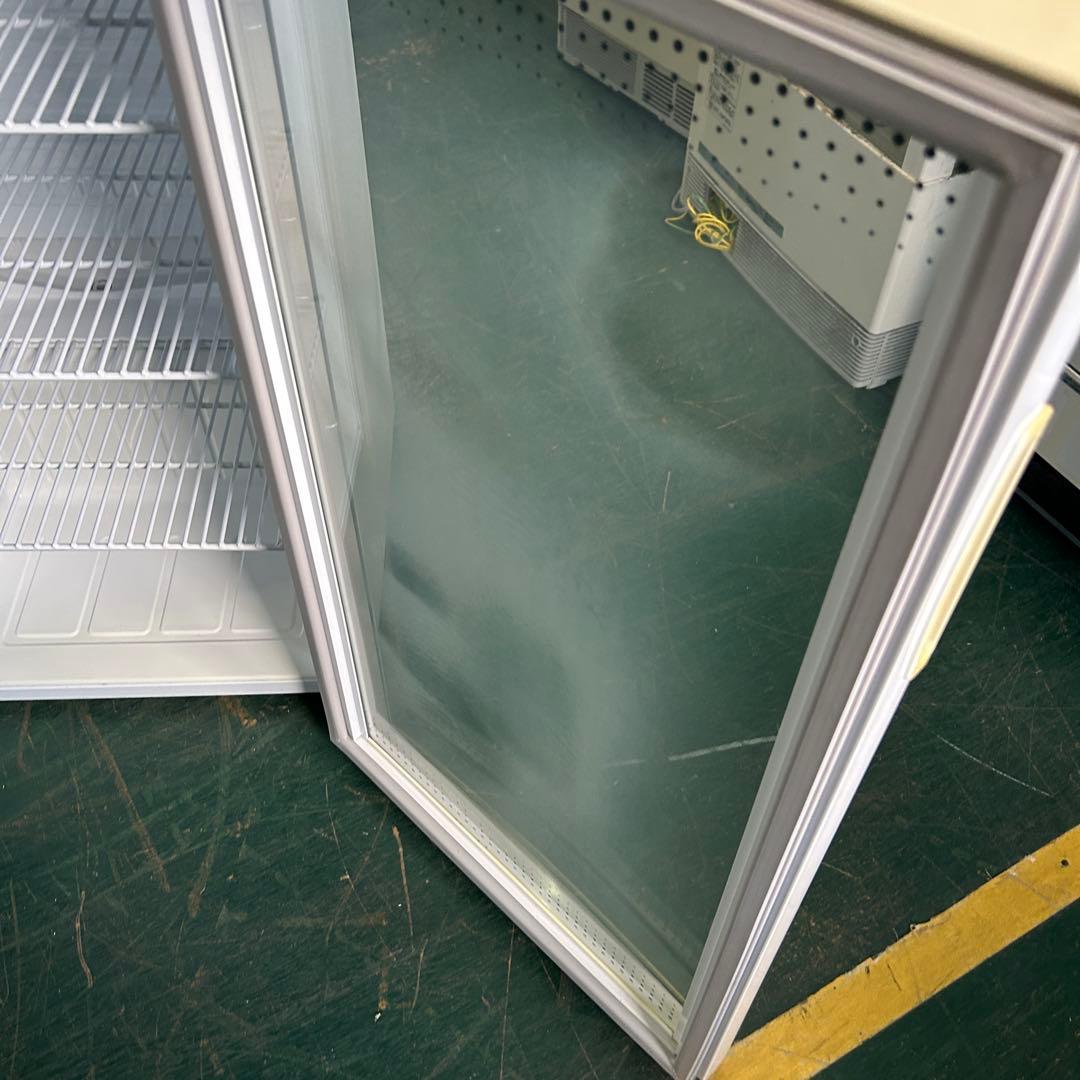 141業務用 冷蔵ショーケース オフィスコンビニ XW-105 左右開き 小型