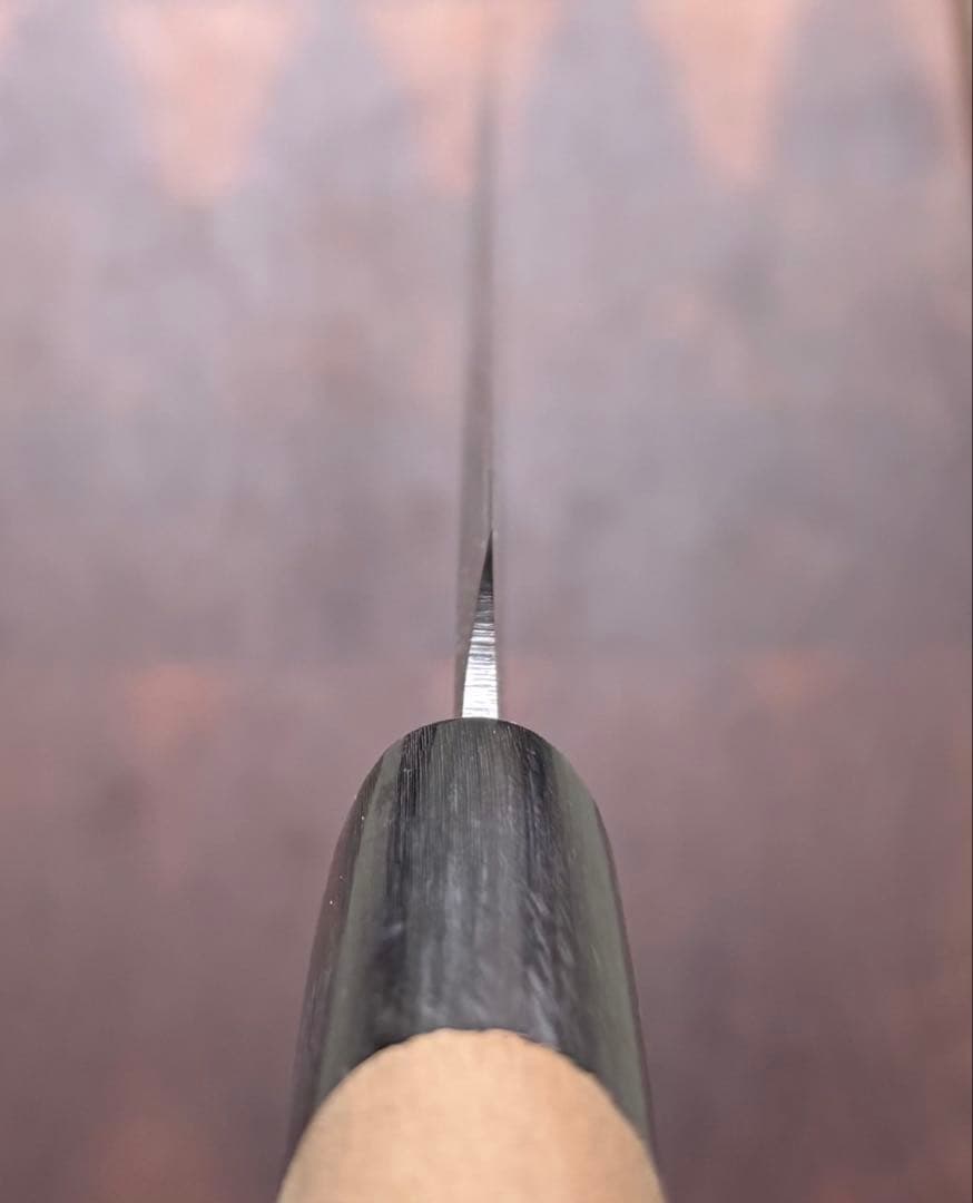 堺打刃物　霞　柳刃　240mm 包丁　白鋼　和包丁　 刺身　研ぎ磨き済　釣り