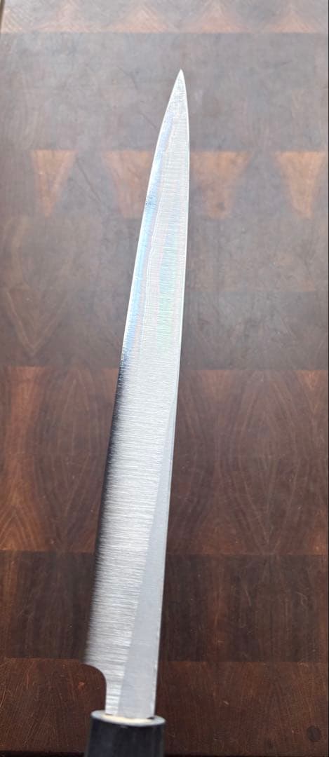 堺打刃物　霞　柳刃　240mm 包丁　白鋼　和包丁　 刺身　研ぎ磨き済　釣り