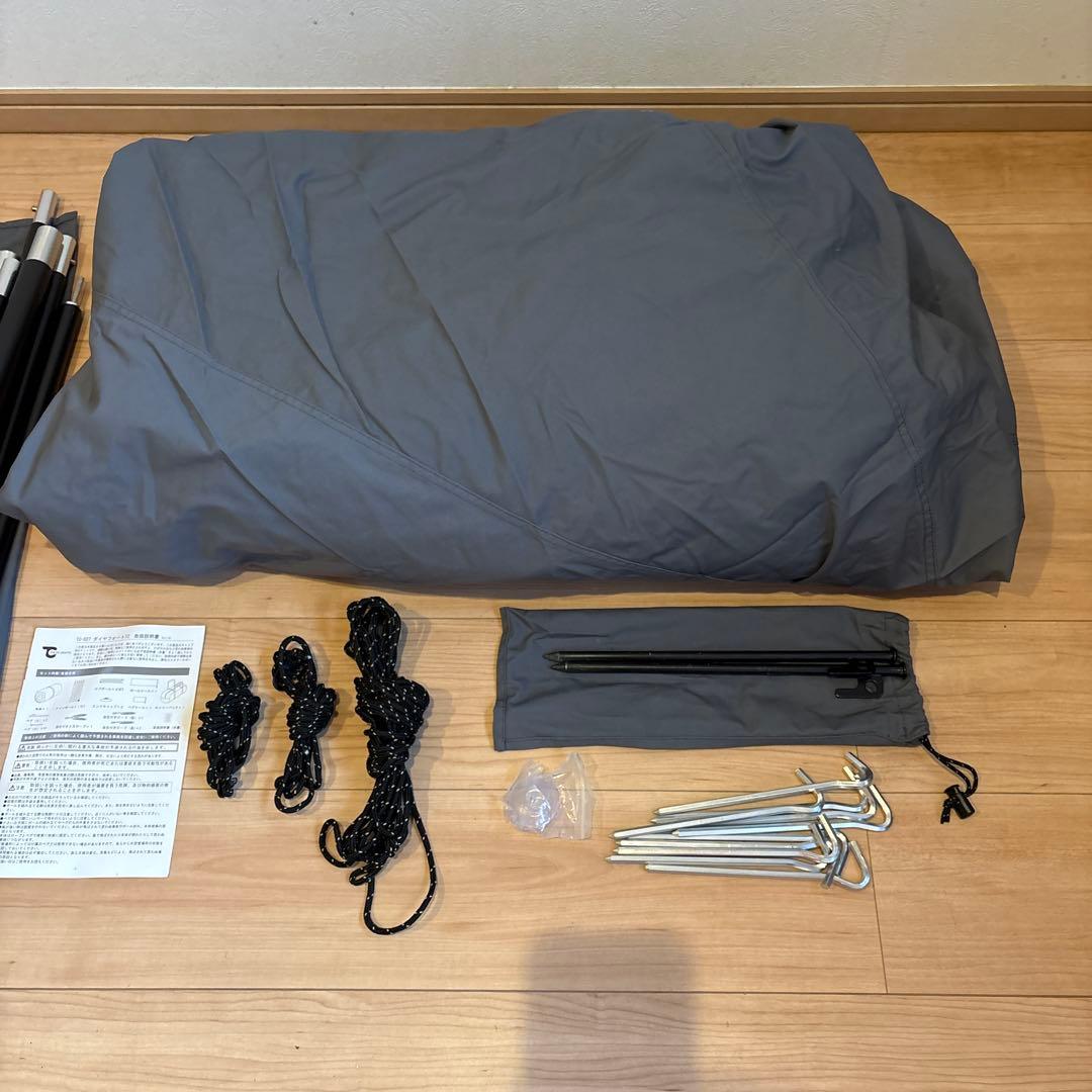 【美品】TOKYO CRAFTS ダイヤフォートTCソロテント／グレー
