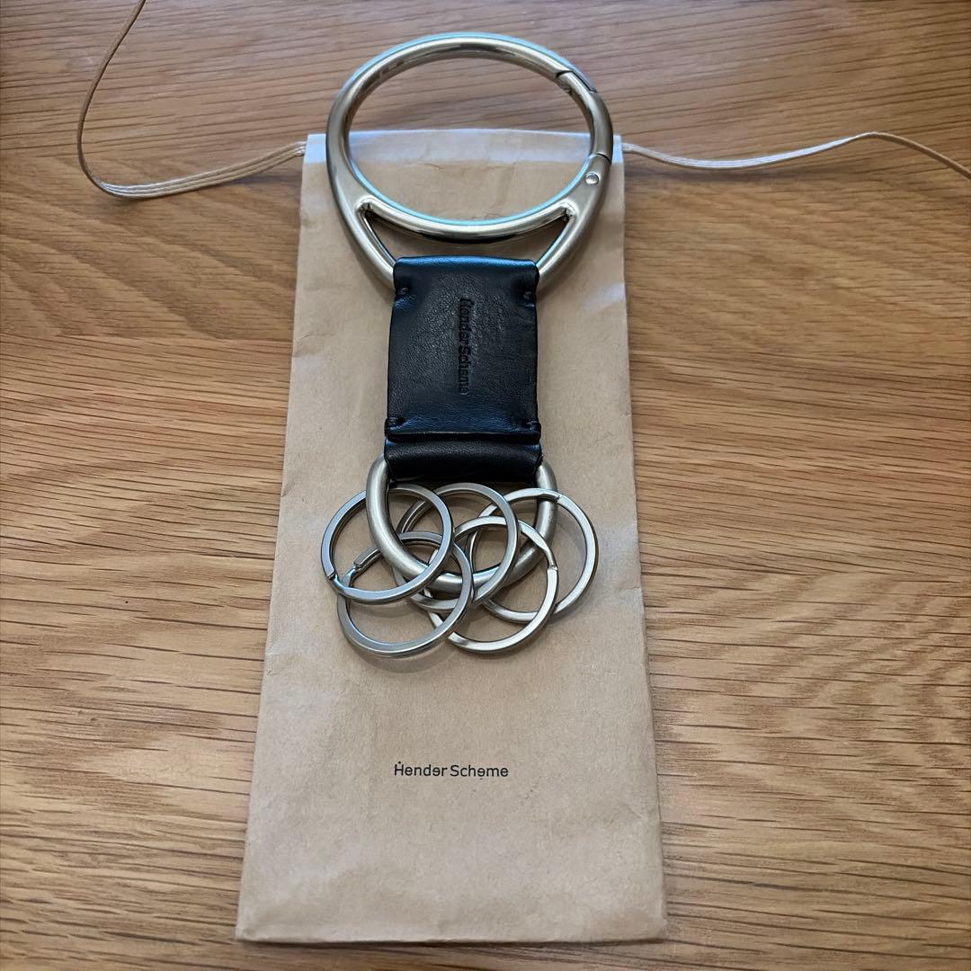 Hender Scheme キーフック シルバー/ブラック
