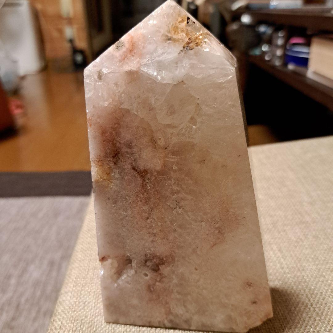 パワーストーン　ピンクアメジスト　タワーポイント　天然石　原石　　置物