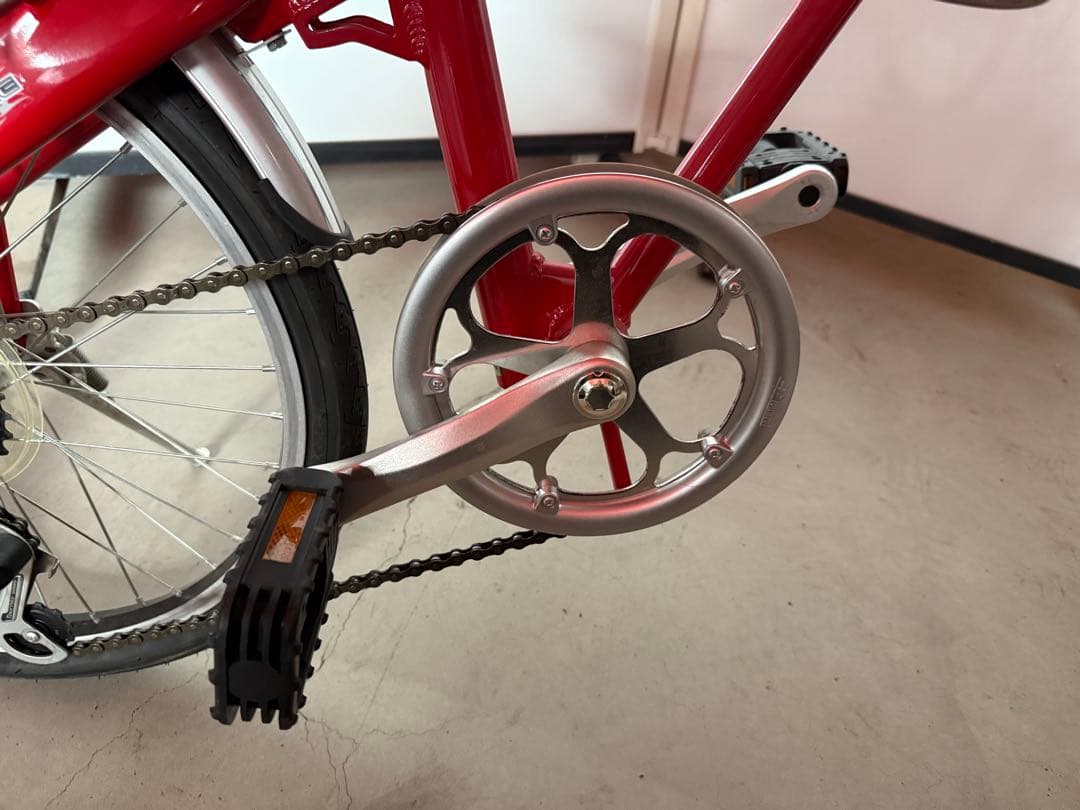 サカモトテクノ　カリブーライト・オート　ポリッシュ　6段変速　折り畳み20インチ