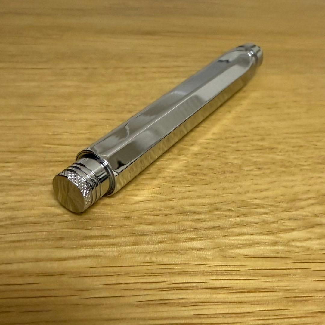 カヴェコ　スケッチアップ クラッチペンシル5.6 シャイニークローム　芯ホルダー
