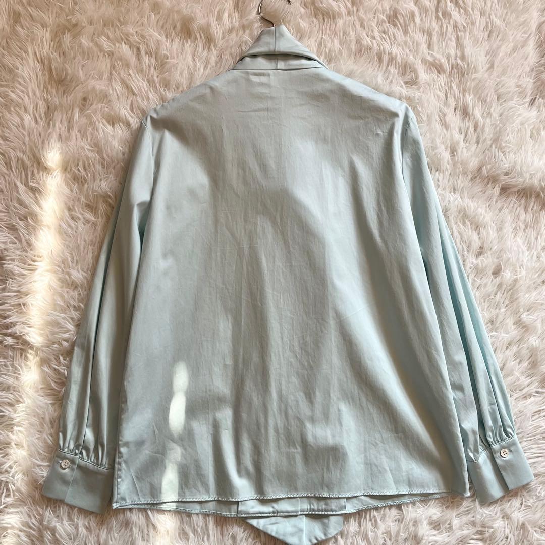 極美品✨ セオリーリュクス サテンストレッチボウタイブラウス 24年製 38