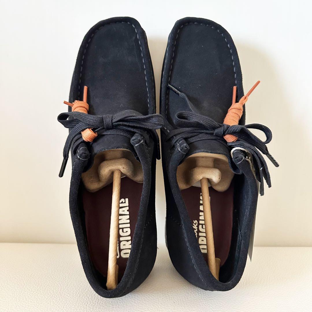 【新品】クラークス CLARKS ワラビー ブラックスエード 26cm