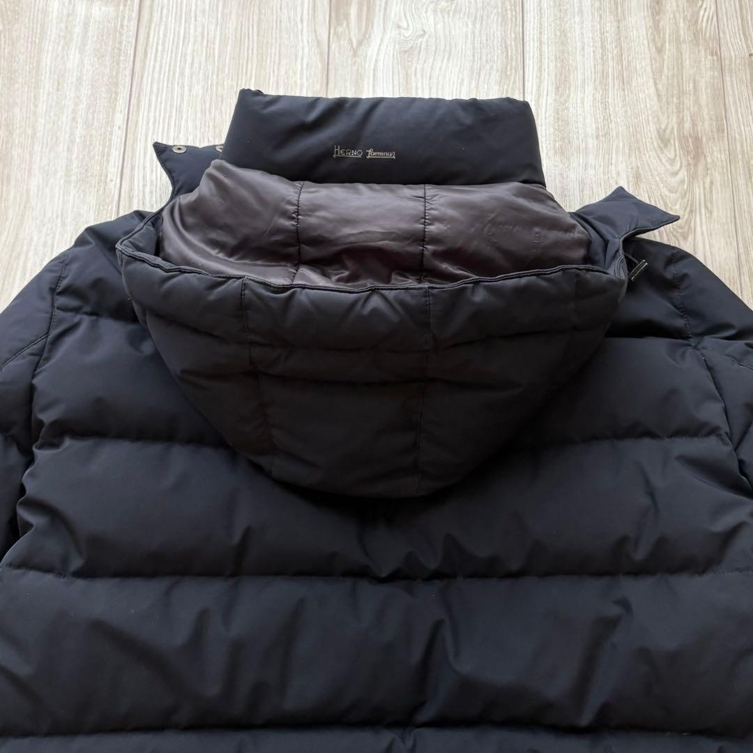 HERNO Laminar ダウンコート ネイビー 46 M ウインドストッパー
