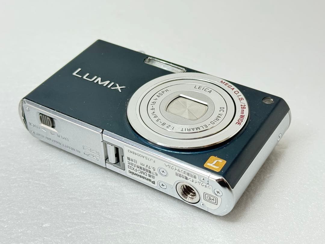 Panasonic DMC-FX33 コスモブルー 動作確認済 コンデジ レトロ