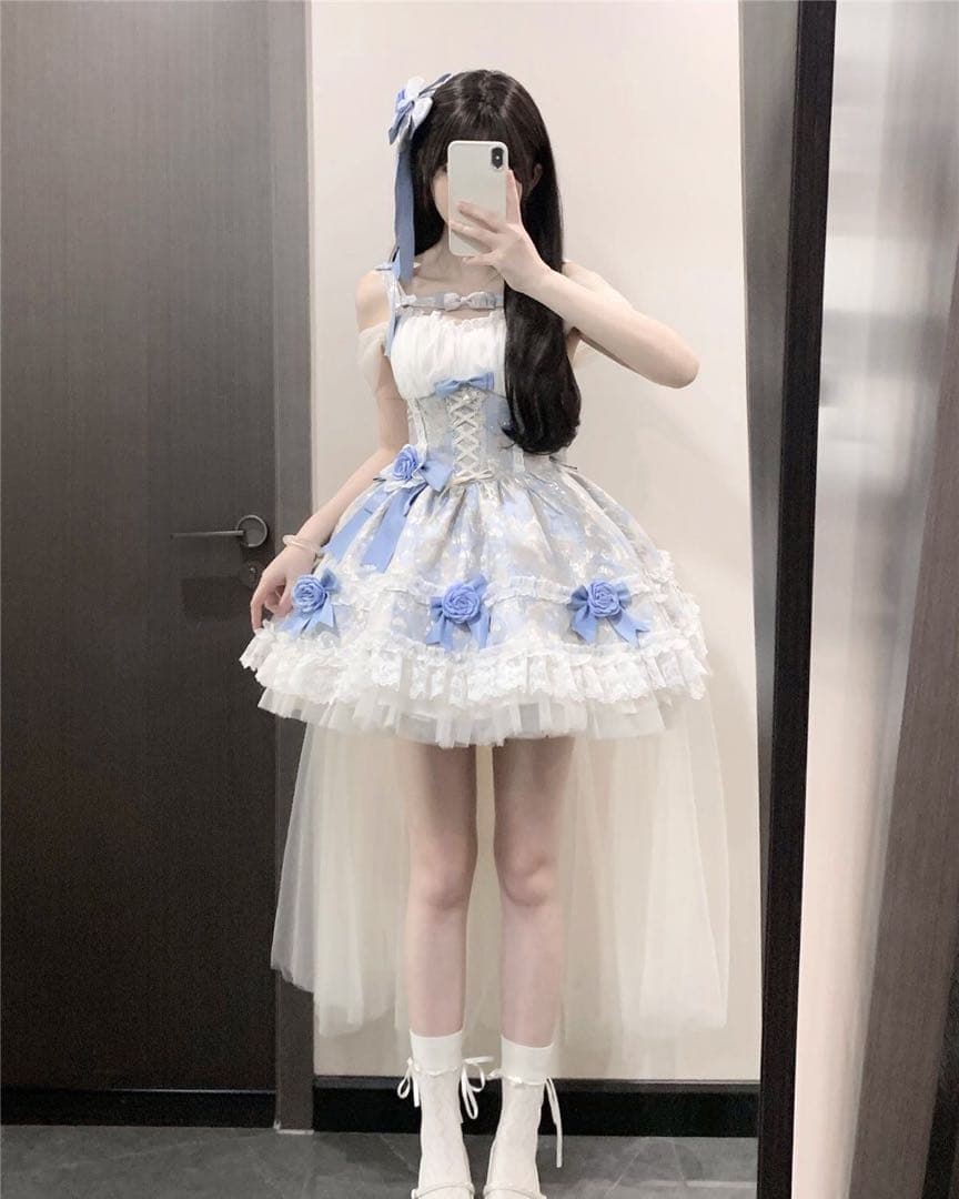 お嬢様 かわいい メイド衣装 ワンピース 可愛いドレス フェチ ロリータ 仮装