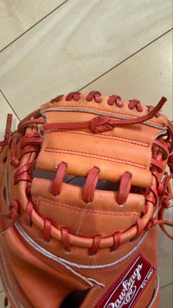 Rawlings 硬式グローブ オレンジ