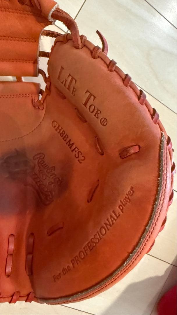 Rawlings 硬式グローブ オレンジ