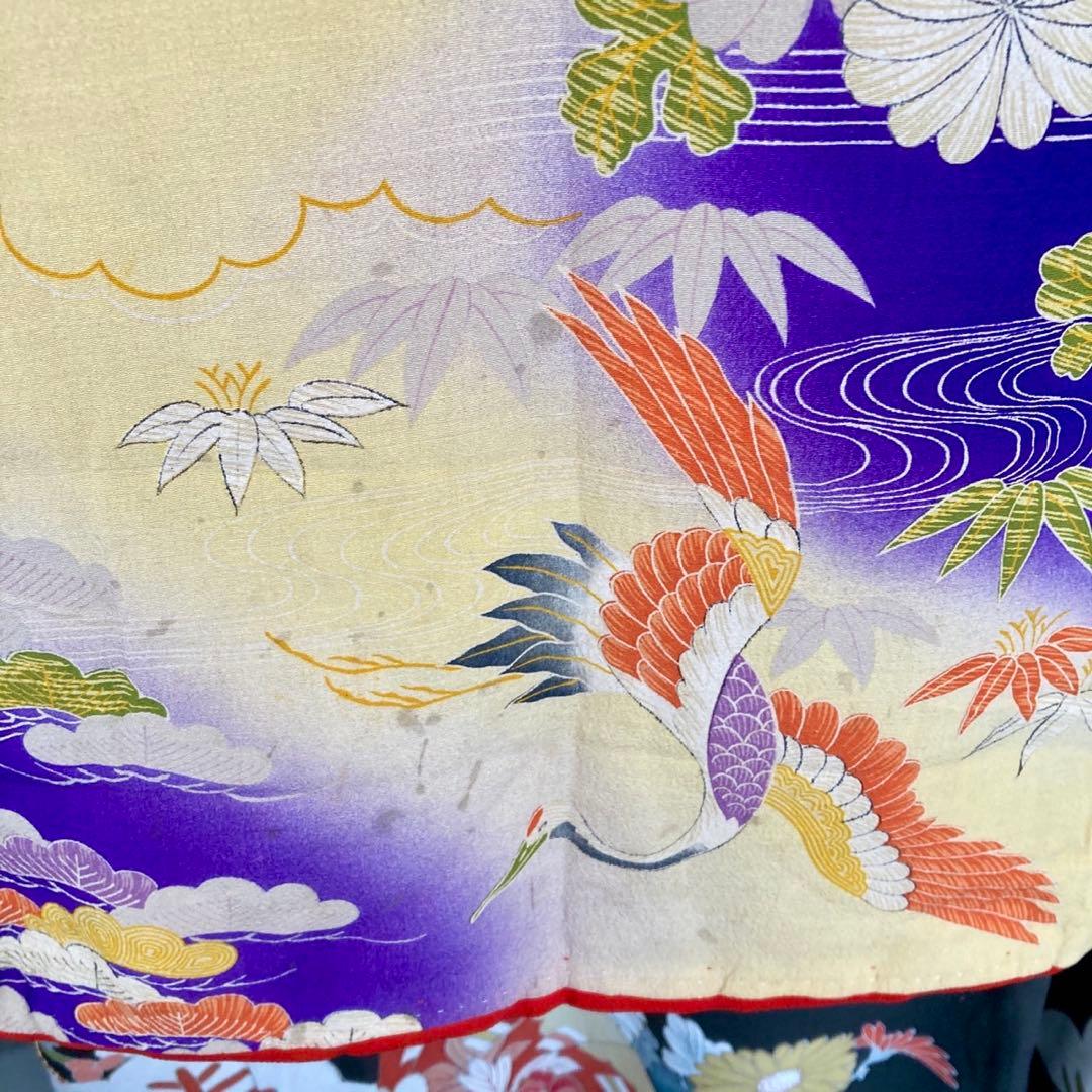 アンティーク3歳 女の子 子供着物 七五三 アンティーク着物 NO4