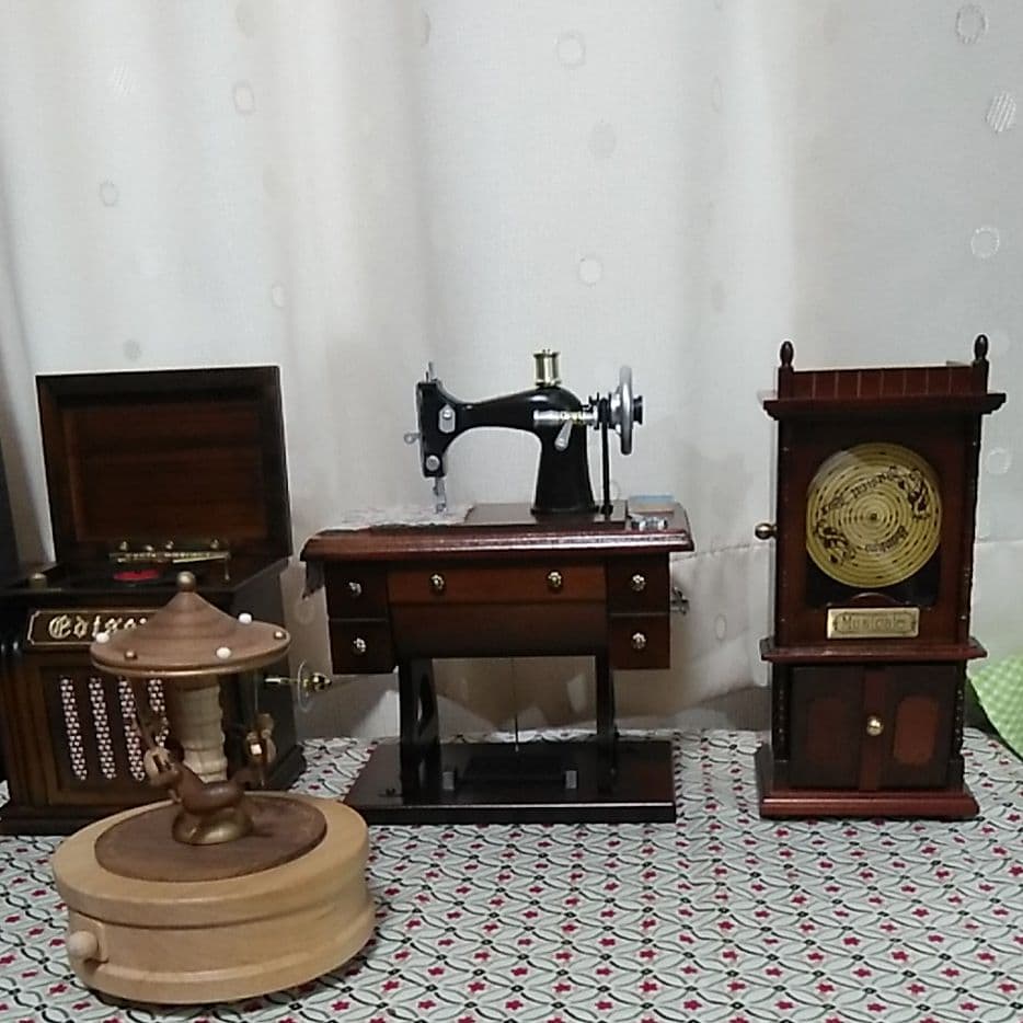 木製オルゴール7点