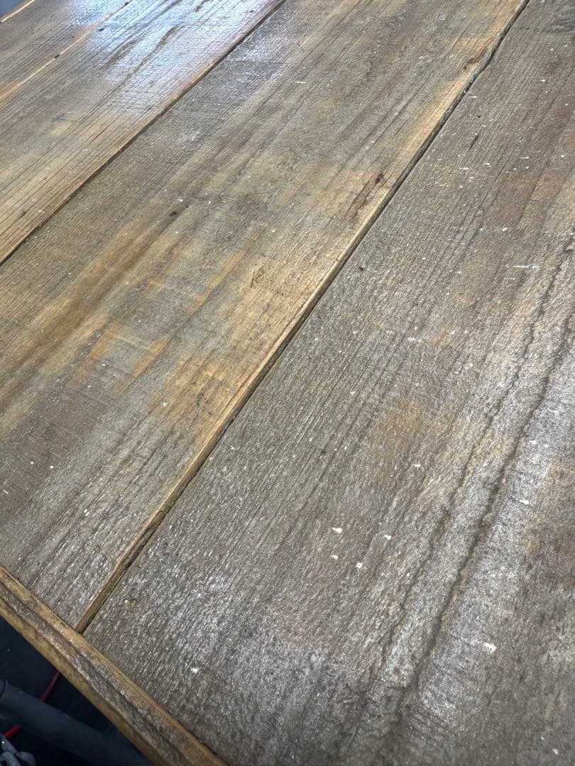 古木テーブル天板　ちゃぶ台　カウンター　座卓　クリア仕上げ　キャンプにも使えます