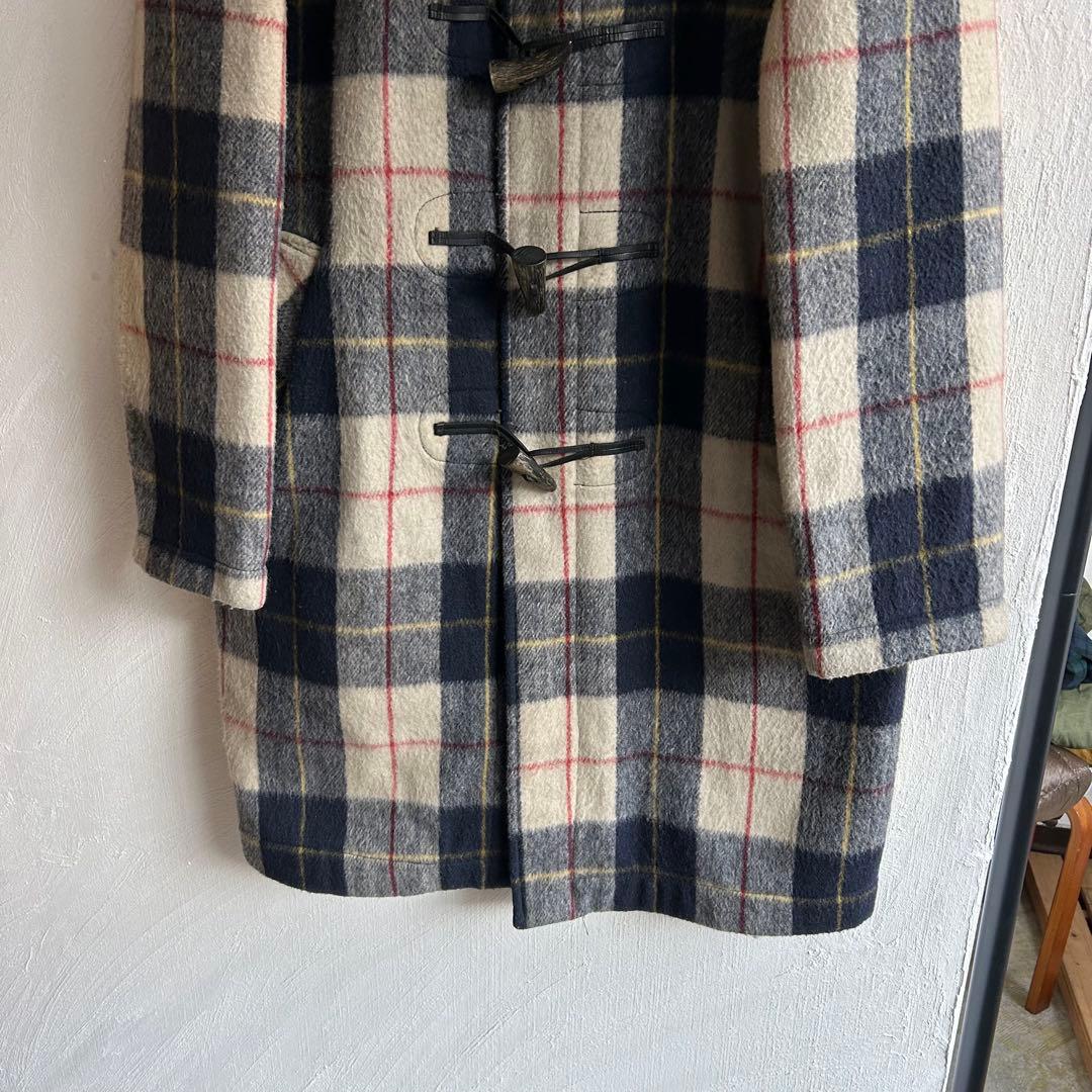 70S イングランド製 gloverall tartaneer ダッフルコート