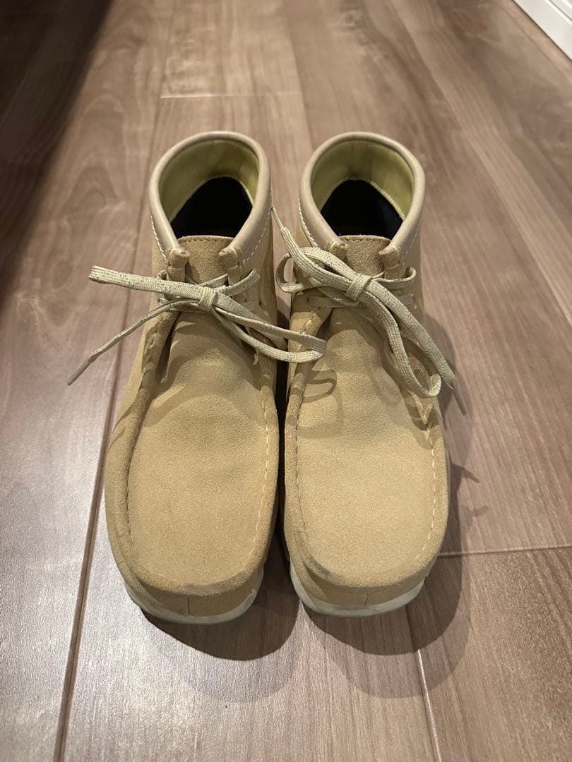 CLARKS ワラビーブーツ（ゴアテックス）ベージュ　サイズUS9（27cm）