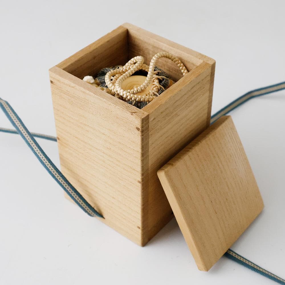 時代 備前焼 茶入 砂高台 在銘 陶印あり 糸屋風通（名物裂）仕覆付 茶道具