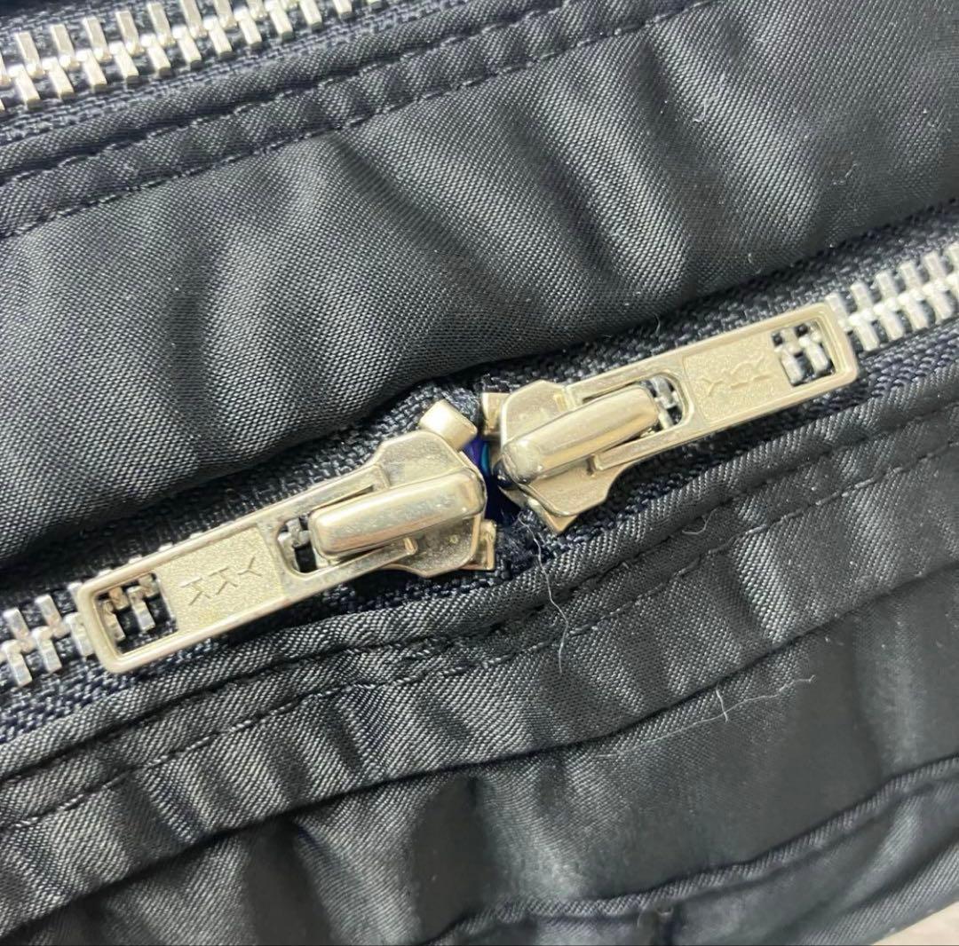 中古美品 ポーター タンカー Wジップ ショルダーバッグ（旧タイプ）