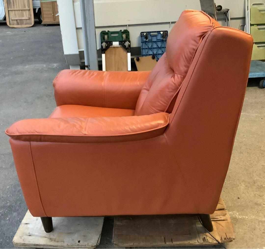 革張り 電動リクライニングチェア ワタリジャパン 1人掛け（★）