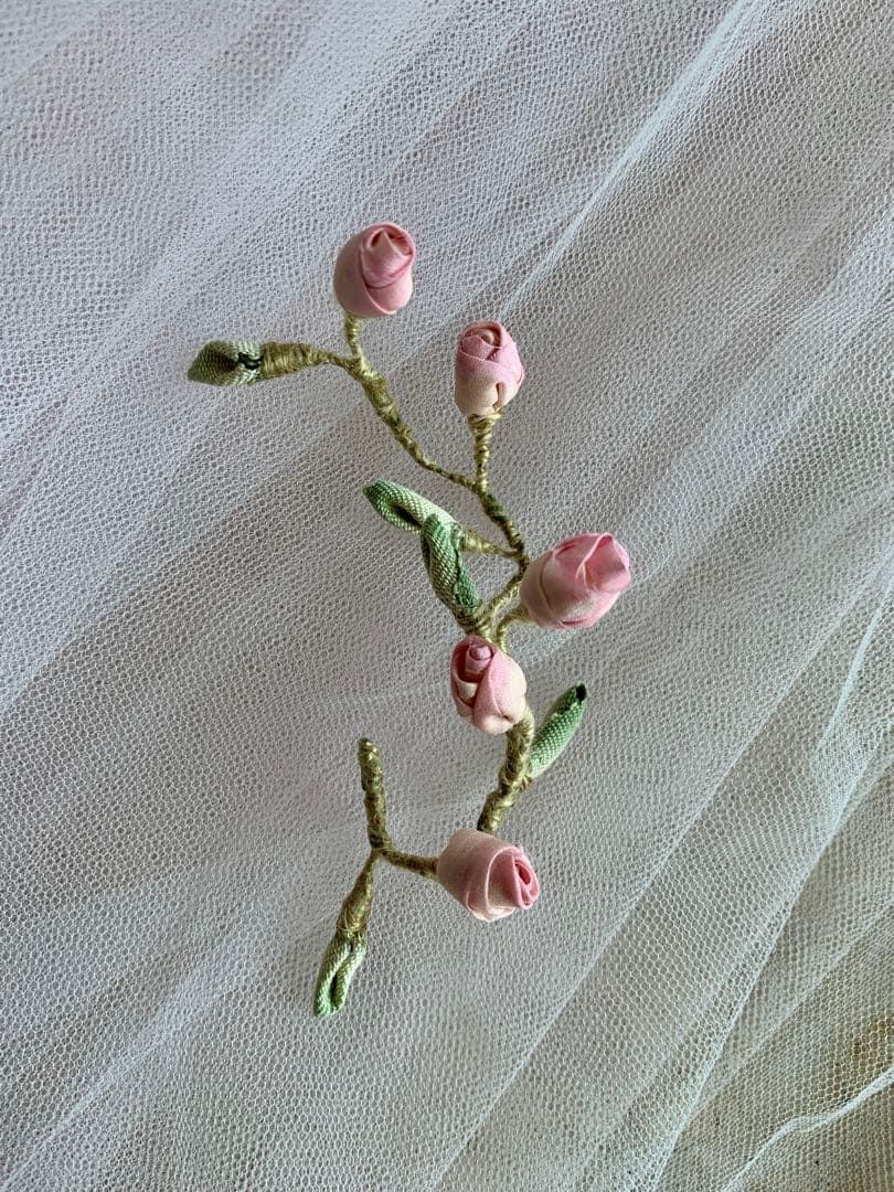 ドイツビンテージトゥシューズ※フランスアンティークシルクリボンロココ＆チュチュ