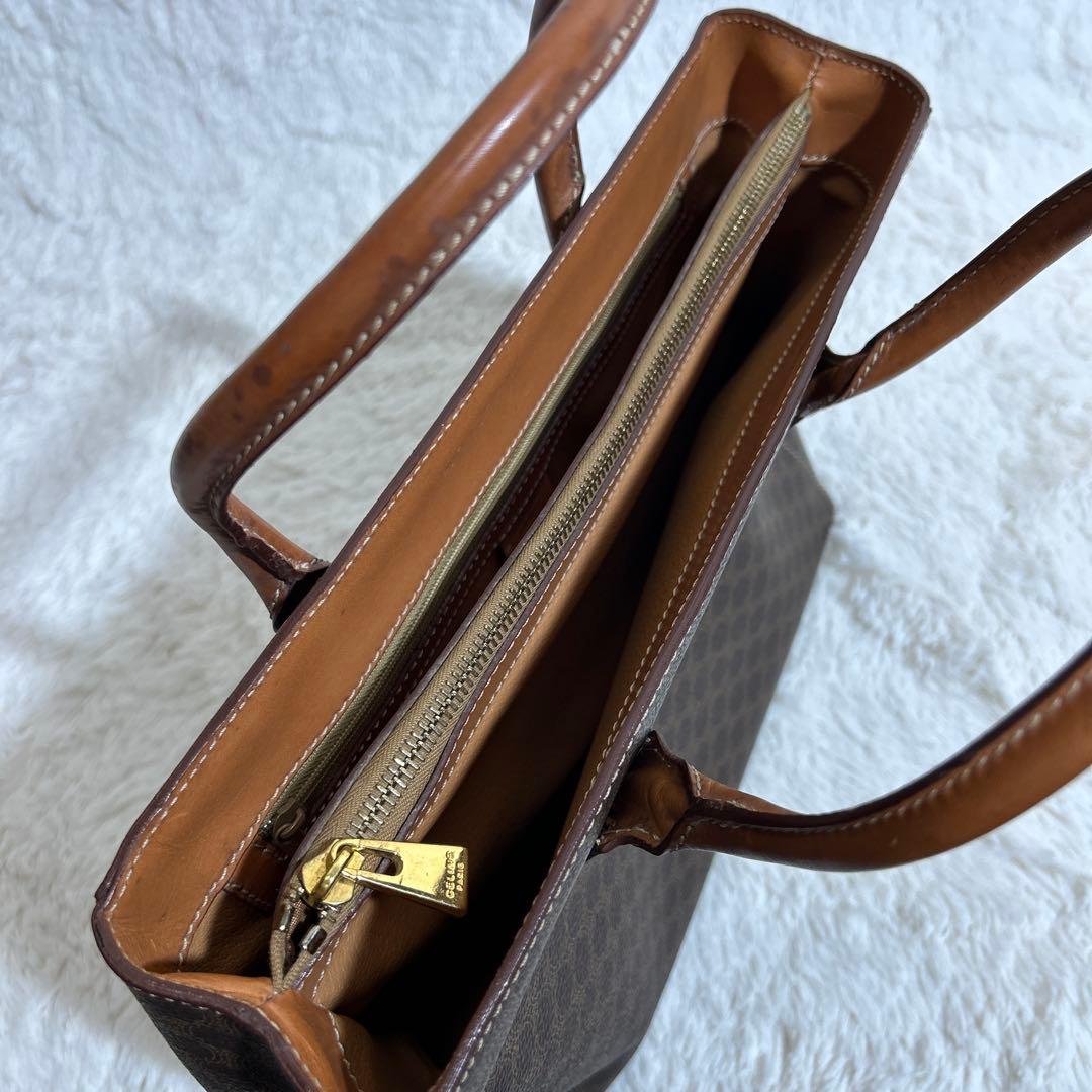 CELINE セリーヌ　レザー　トートバッグ　マカダム