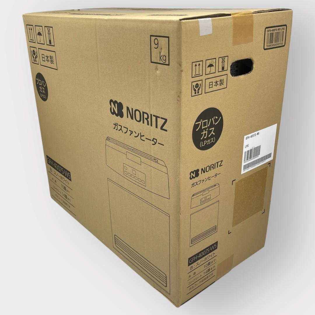 NORITZ ガスファンヒーター GFH-4007S-W5(LPガス)
