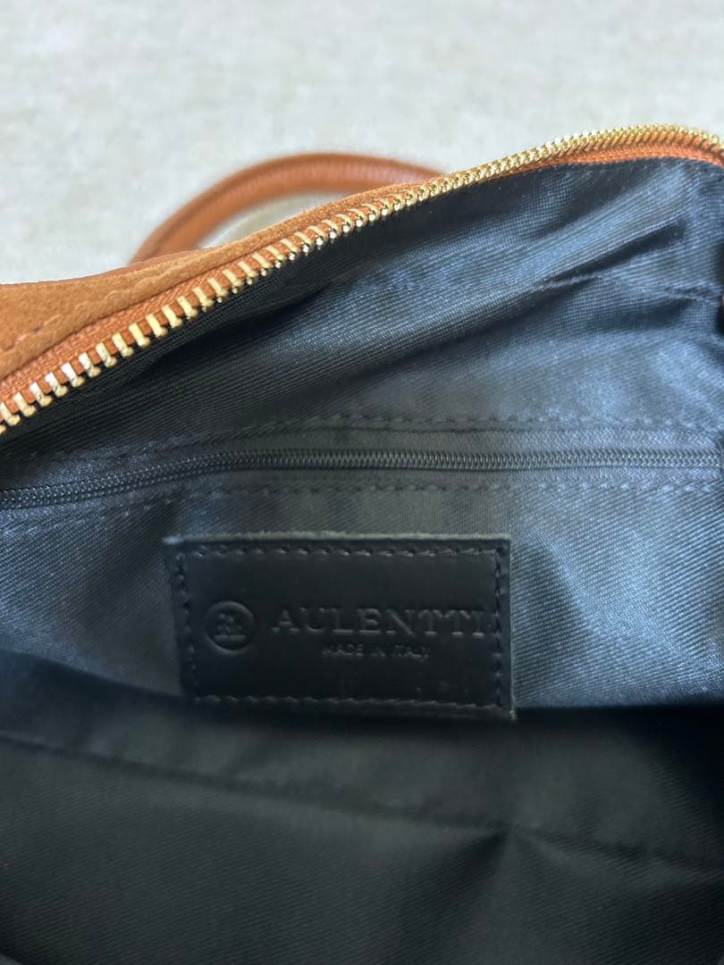 AULENTTI オウレンティ スエードボストンバッグ　スピックアンドスパン