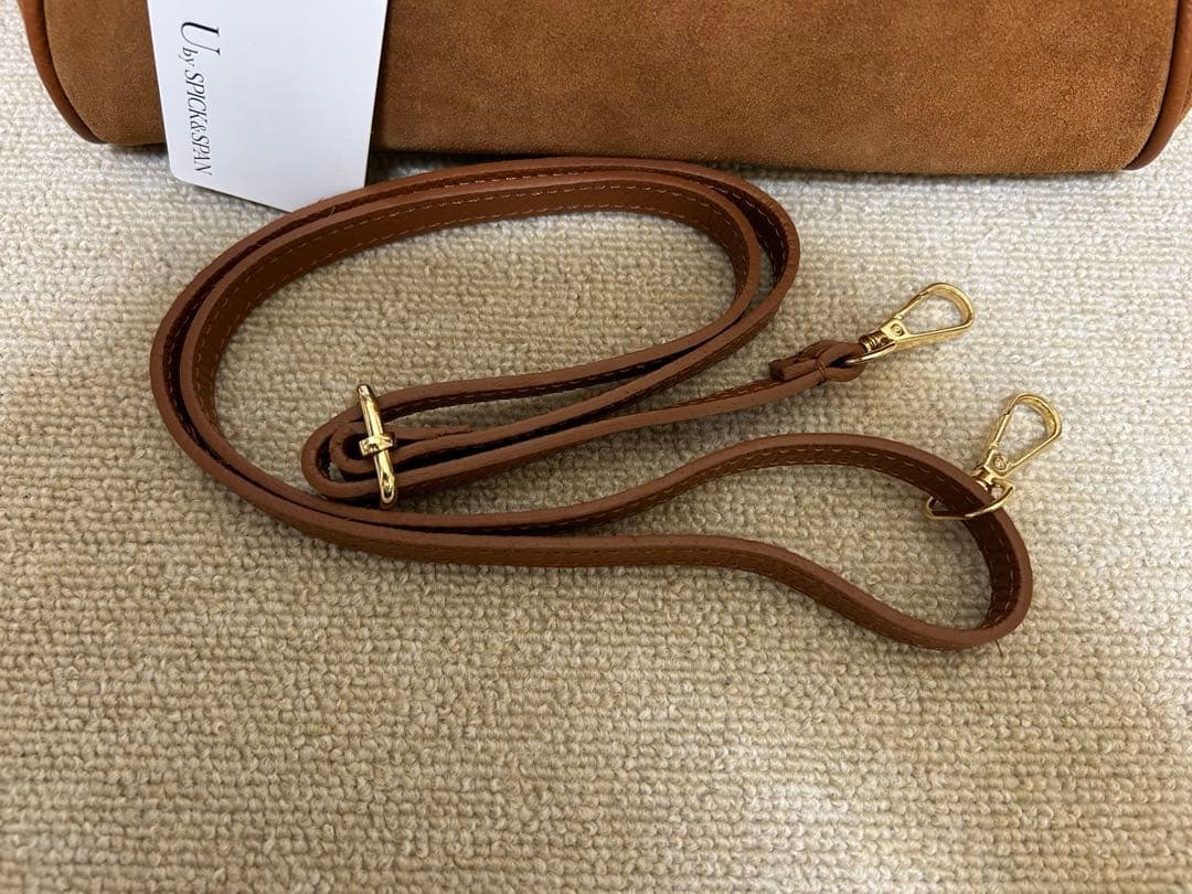 AULENTTI オウレンティ スエードボストンバッグ　スピックアンドスパン