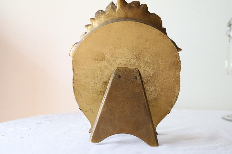 アンティーク　バーボラミラー