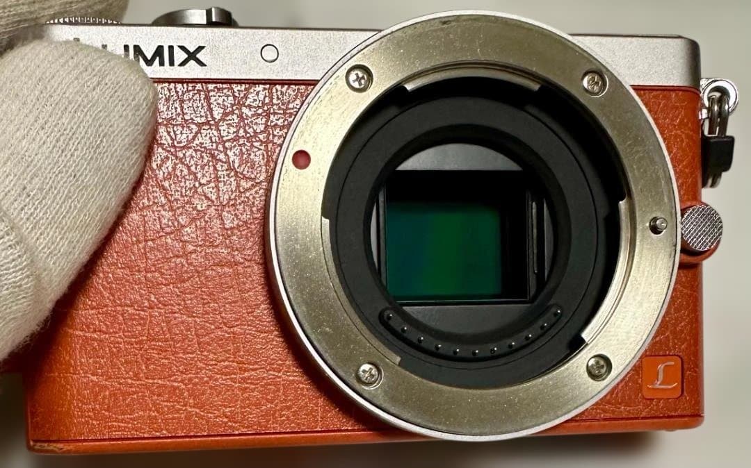 【動作品】LUMIXDMC-GM1オレンジ12-32mmレンズキット