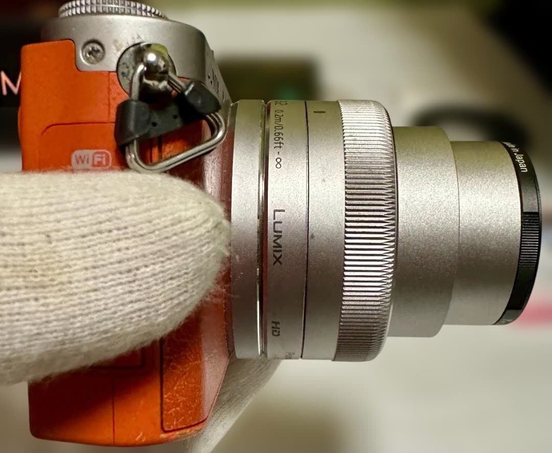 【動作品】LUMIXDMC-GM1オレンジ12-32mmレンズキット