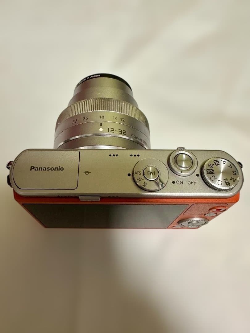 【動作品】LUMIXDMC-GM1オレンジ12-32mmレンズキット