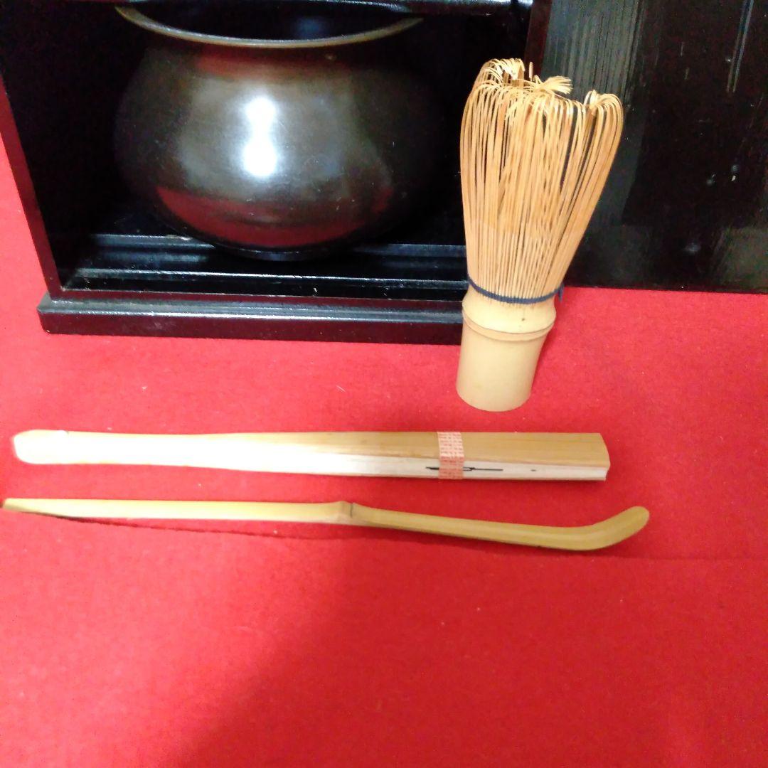 漆塗　短冊茶箱