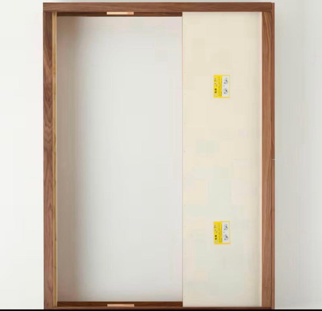 収納付　無印良品　ベッドフレーム　ダブル　オーク材　すのこベット　引き出し付