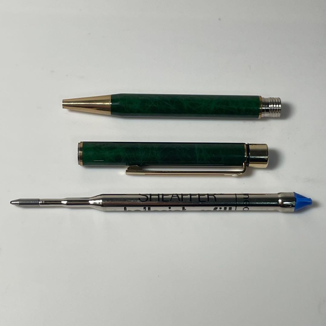 ①14K Sheaffer Targa 万年筆 ボールペン セット シェーファー