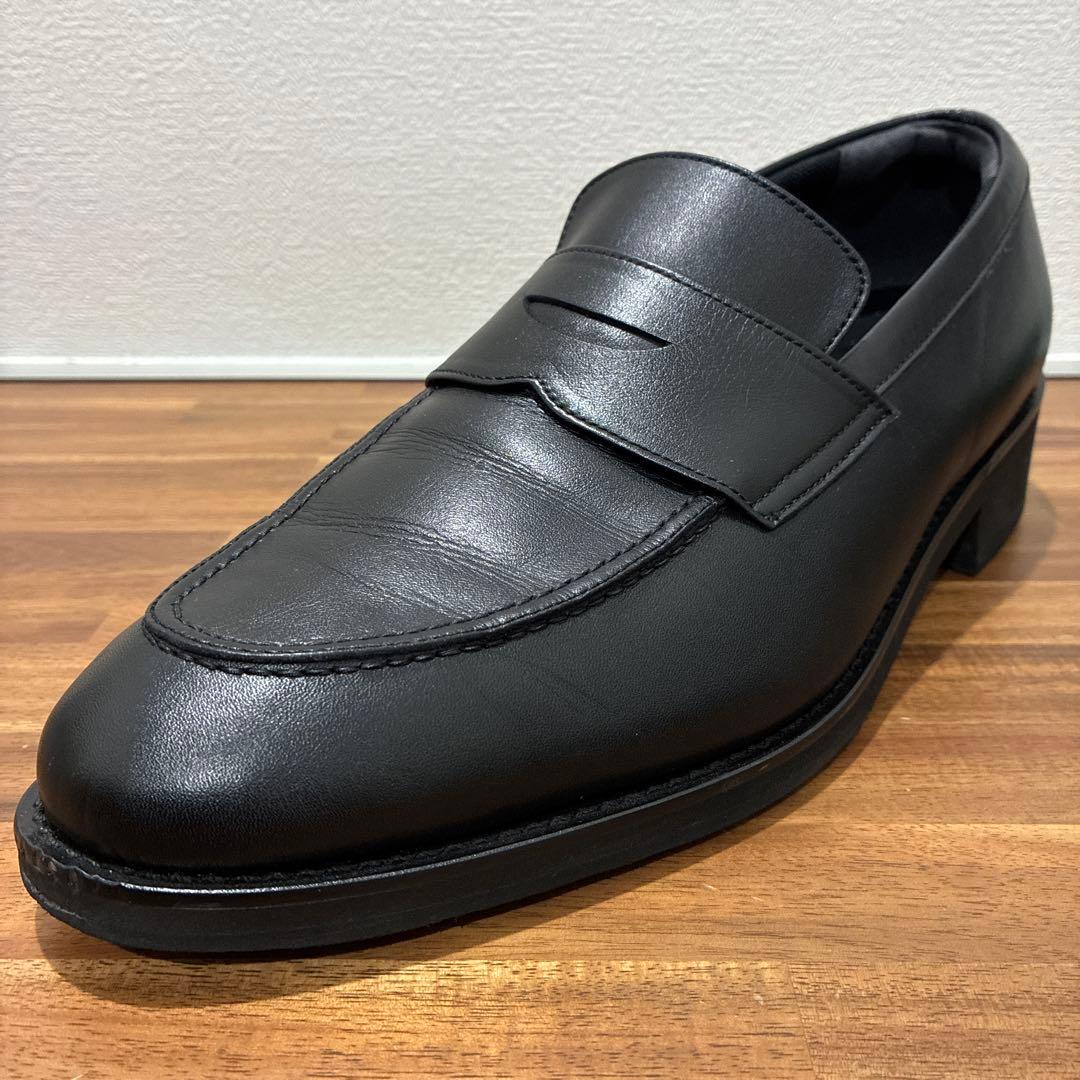 UNITED TOKYO ブラック 「いつでもレザーローファー」美品